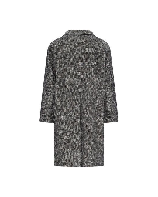 Tagliatore Gray Single-Breasted Coats for men