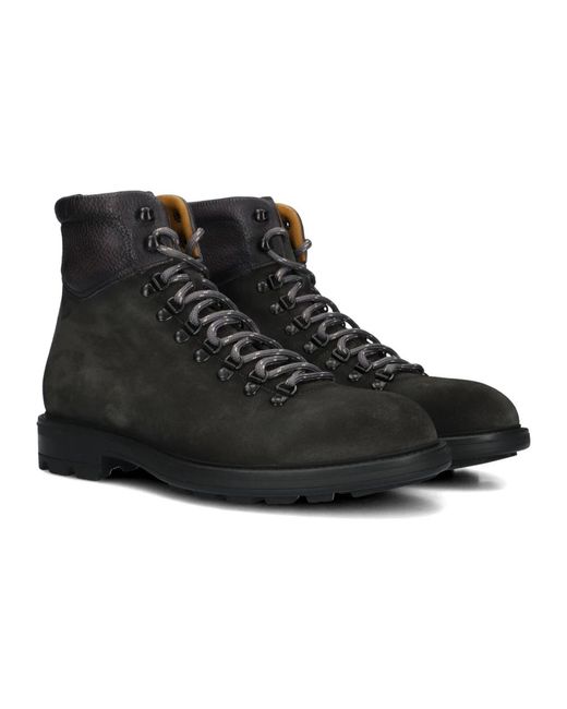 Magnanni Shoes Black Grüne Leder-Stiefeletten