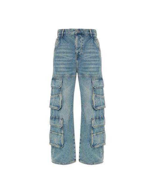 Wide Jeans DIESEL de color Blue