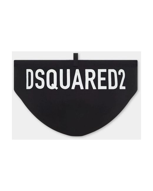 DSquared² Badmode ,Zwart ,Nylon Swim Brief Lycra Koord in het Black voor heren