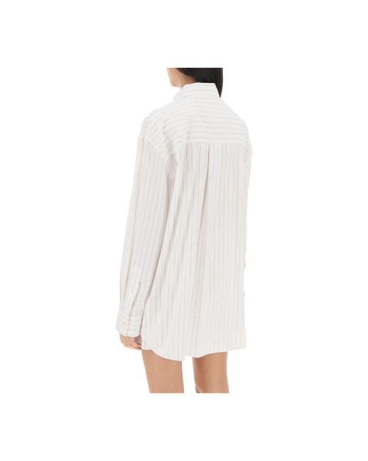 Bottega Veneta White Stilvolles hemd für männer und frauen