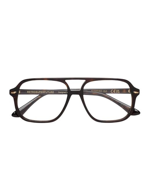 Retrosuperfuture Black Numero 152 Optical Frame
