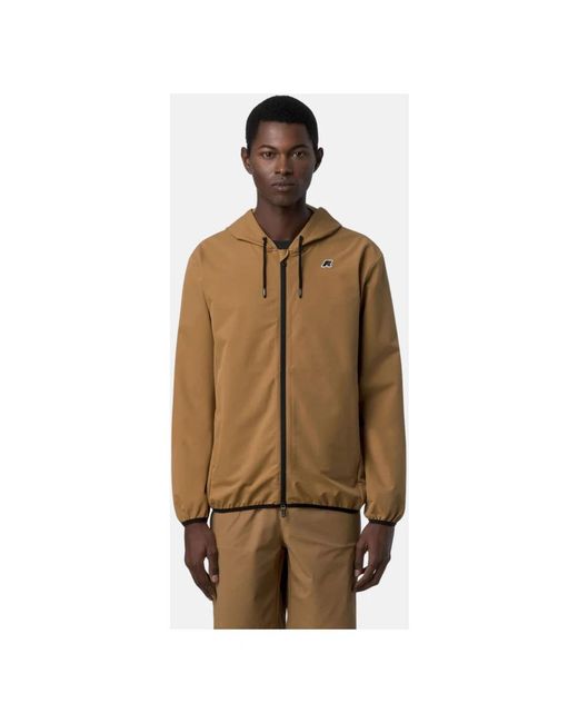 K-Way Brown Light Jackets for men