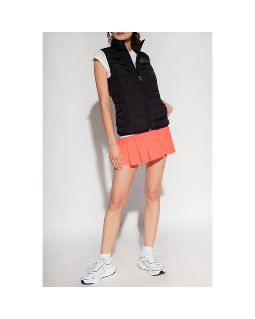 EA7 Black Vest With High Neck