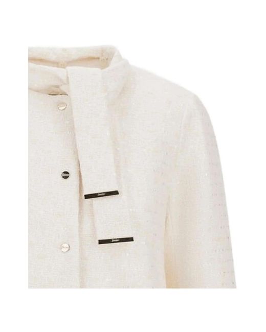 Herno Jassen ,Tweed Jas in het White