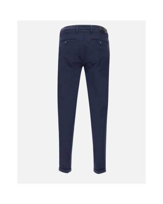 Chinos di Re-hash in Blue da Uomo