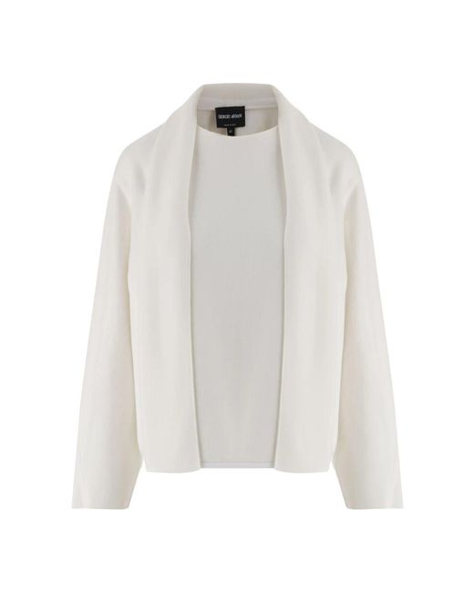 Cardigans Giorgio Armani en coloris White