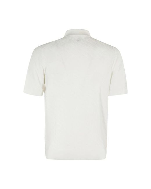 Tops > polo shirts Paolo Pecora pour homme en coloris White
