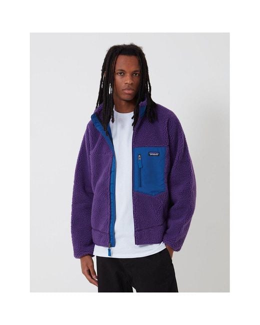 Classic Retro X Pile Fleece Sweater da Uomo di Patagonia in Viola Lyst