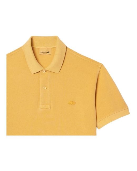 Lacoste Yellow Polo Shirts