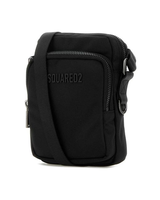 DSquared² Messenger Bags in het Black voor heren