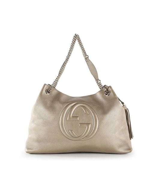 Borsa a tracolla usata di Gucci in Grigio | Lyst