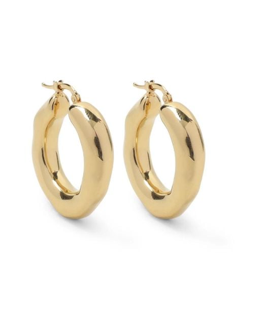 Earrings Jil Sander de color Metallic