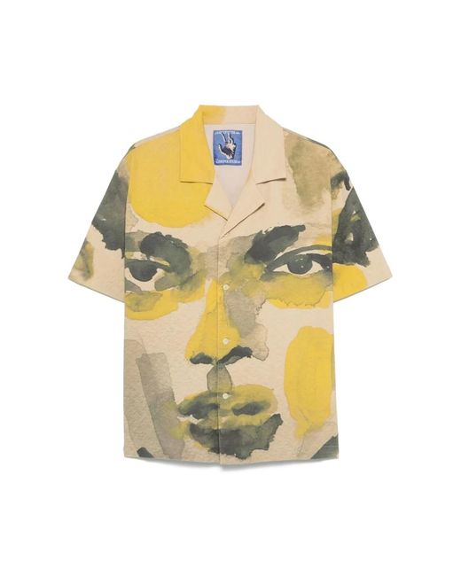 Kidsuper Short Sleeve Shirts in het Yellow voor heren