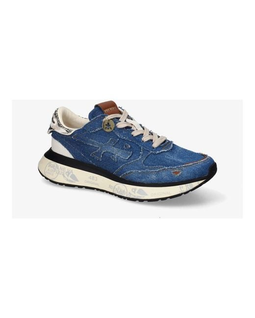 Premiata Blue Sneakers