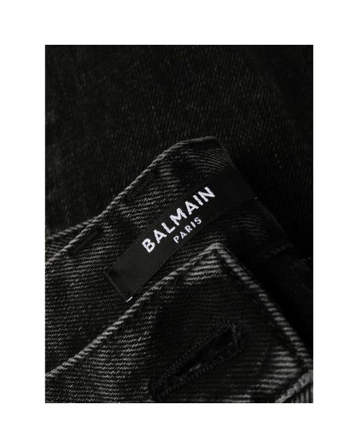 Balmain Black Straight jeans
