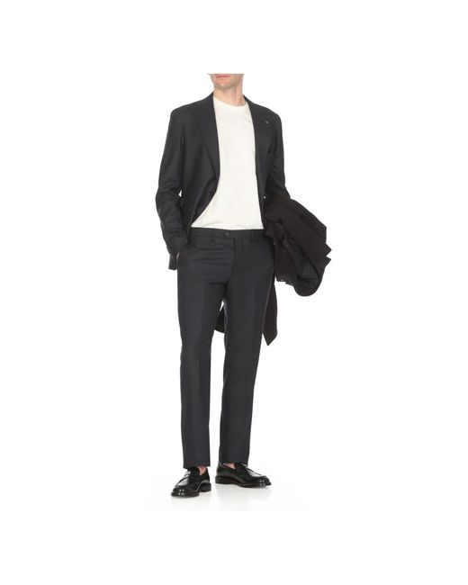 Tagliatore Single Breasted Suits in het Blue voor heren