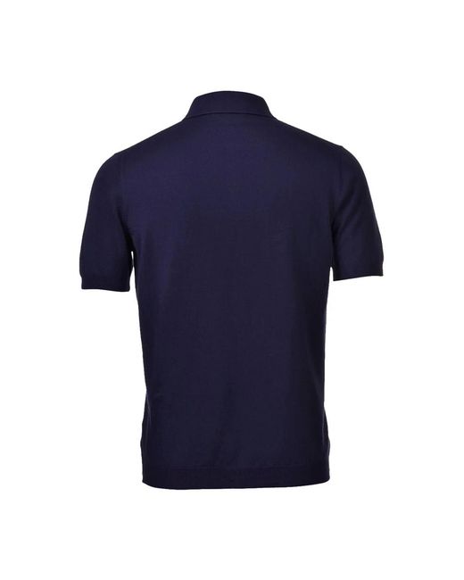 Gran Sasso Blue Polo Shirts for men
