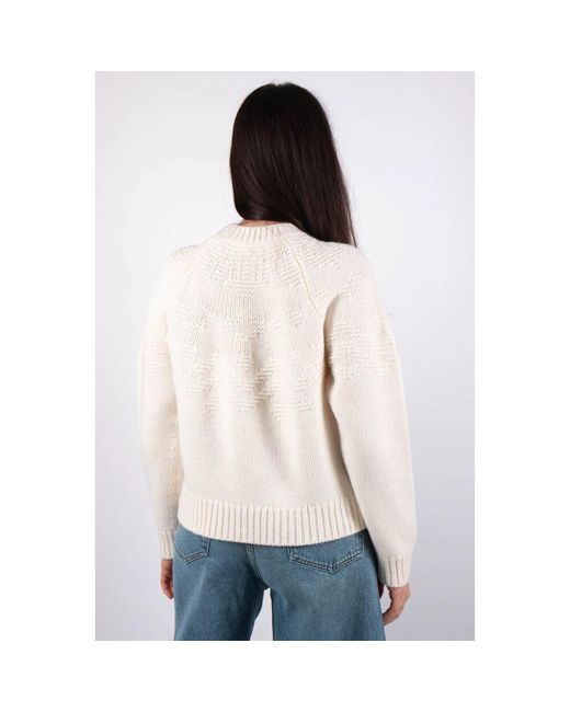 Vince White Fair isle woll raglan pullover