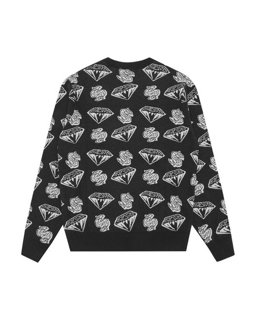 BBCICECREAM Black Round-Neck Knitwear for men