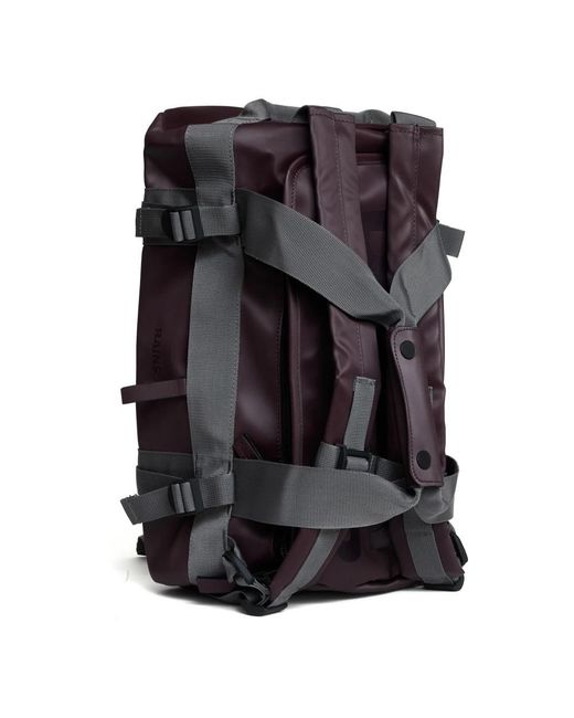 Rains Black Weekend Bags for men