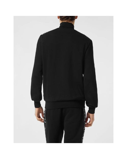 Philipp Plein Black Zip-Throughs for men