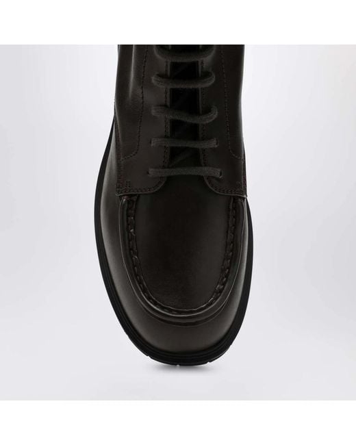 Burberry Black Lace-Up Boots for men
