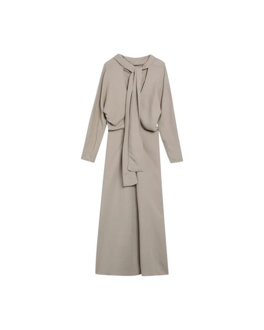 Midi Dresses Totême  de color Gray