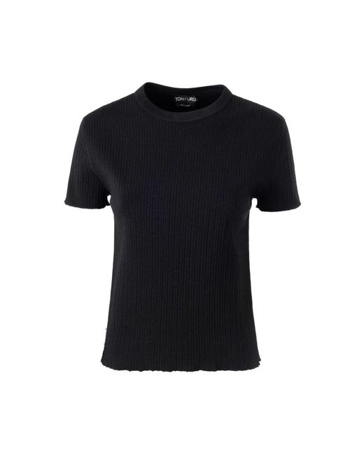 Tom Ford Black Round-Neck Knitwear