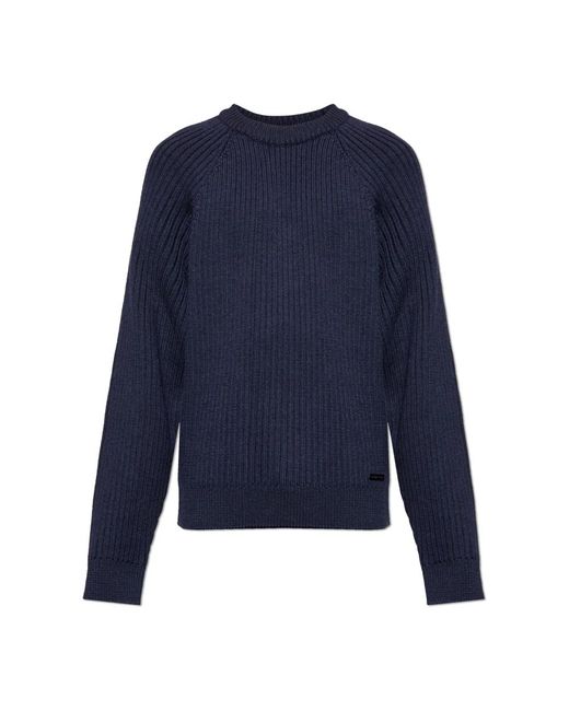 DSquared² Truien & Vesten ,Blauw ,Wol Wollen Trui in het Blue voor heren