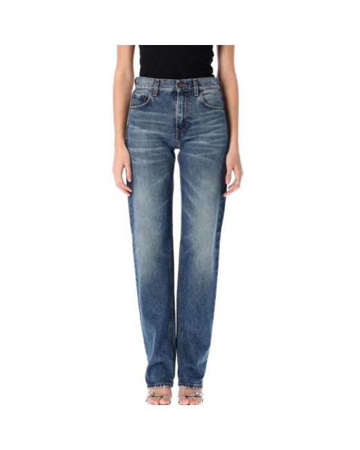 Haikure Blue Straight Fit Jeans