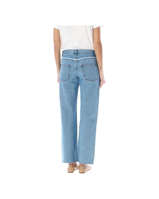 A.P.C. Blue Straight Jeans