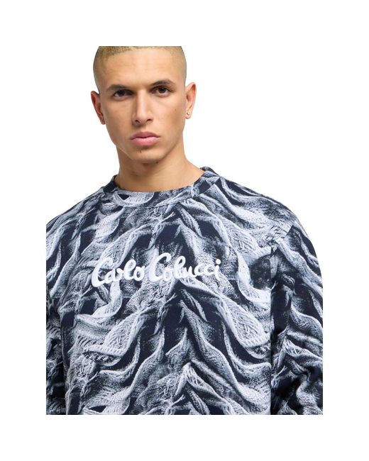 carlo colucci Blue Sweatshirts for men