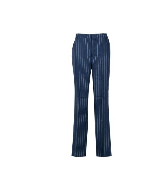 Pantalones azul pierna recta Tagliatore de color Blue