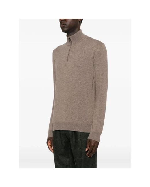 Turtlenecks Corneliani de hombre de color Brown