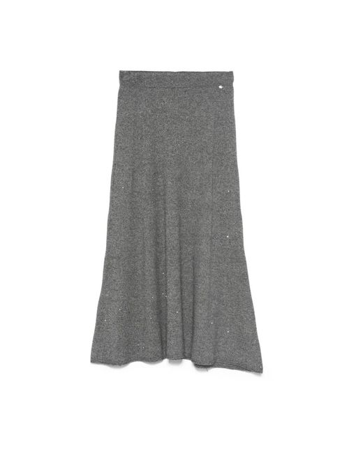 Liu Jo Midi Skirts in het Gray