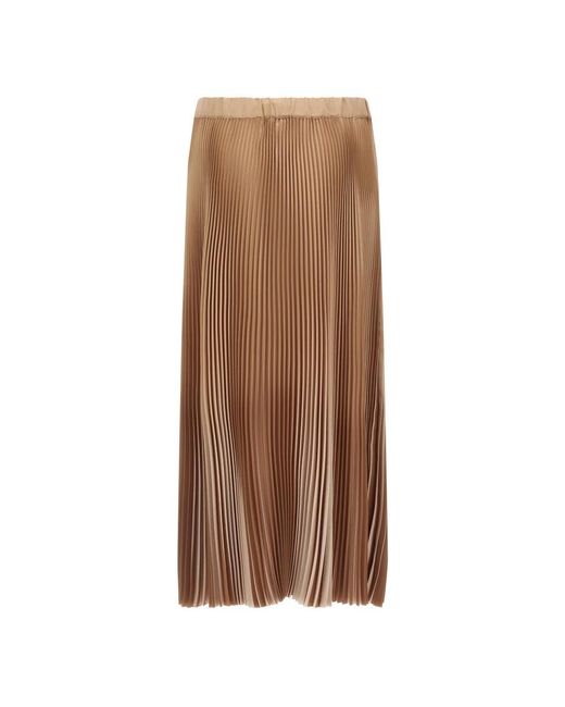 Fabiana Filippi Brown Midi Skirts