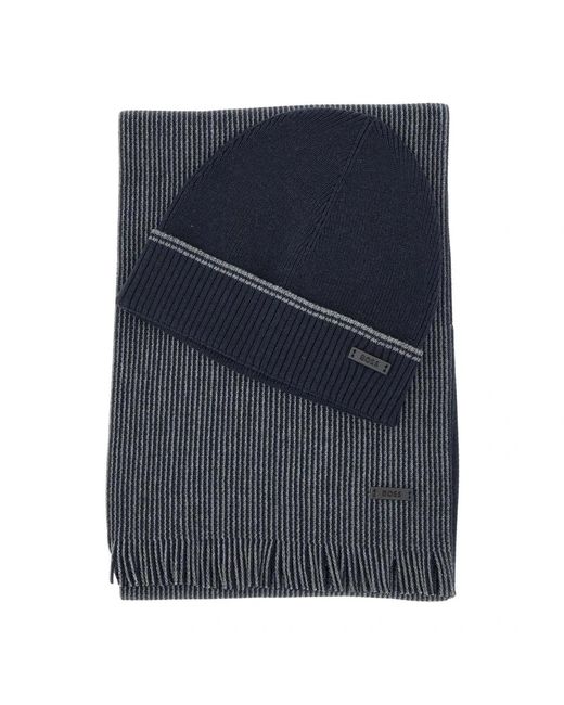 Winter Scarves di Boss in Blue da Uomo