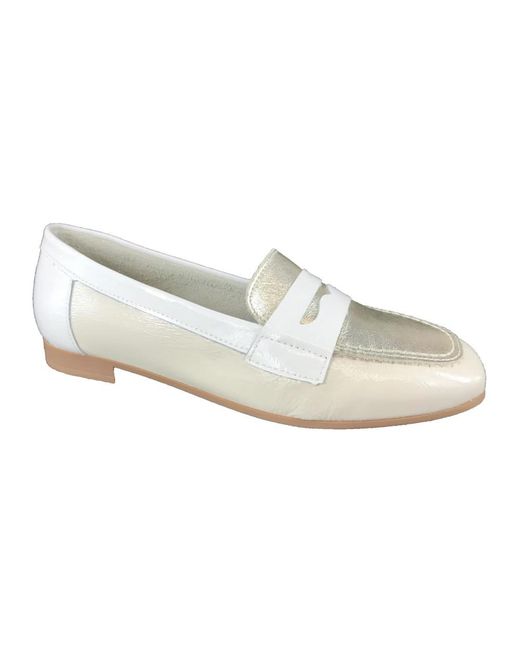Pitillos Schoenen ,Klassieke Mocassin Schoenen in het White