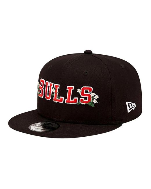 Cappello nero con logo bulls di KTZ in Black da Uomo