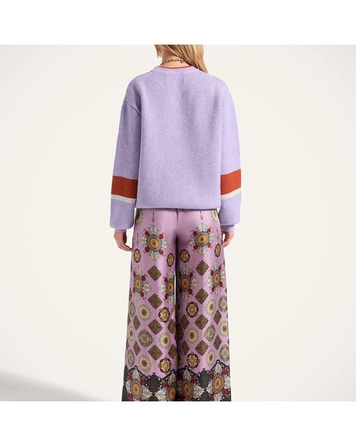 Wide Trousers di LaDoubleJ in Purple