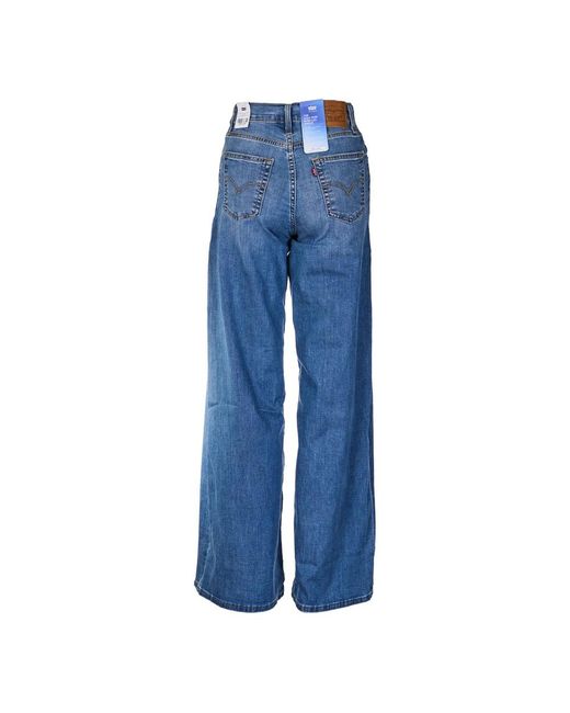 Levi's Wide Jeans in het Blue