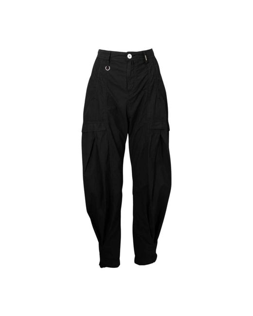 High Black Straight Trousers