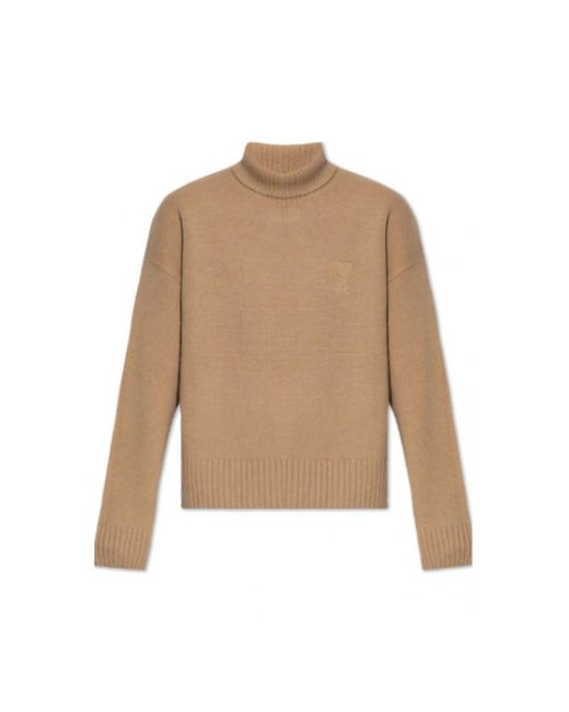 Turtlenecks AMI de hombre de color Natural