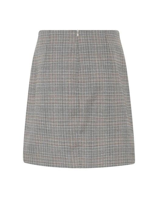 Short Skirts Bruuns Bazaar en coloris Gray