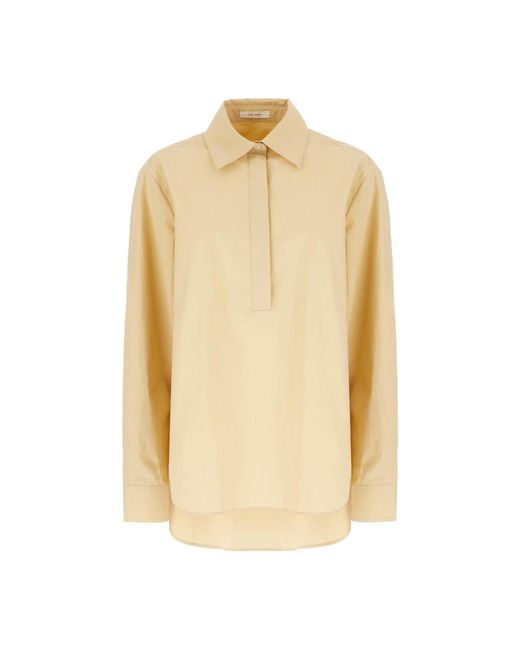 The Row Overhemden ,Katoen Margan Shirt in het Natural