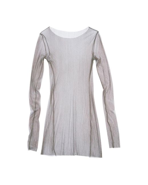 Cortana Gray T De Tul Top