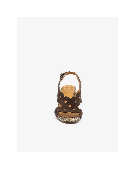 Chie Mihara Brown High Heel Sandals