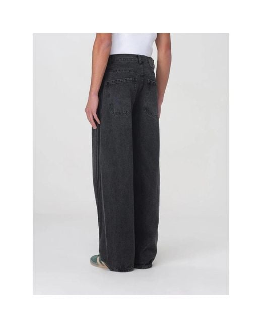 Adidas Originals Black Straight Jeans for men