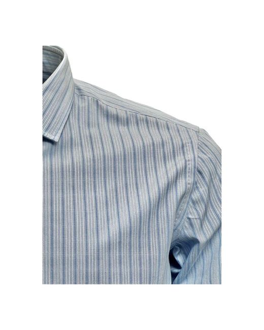 Casual Shirts di Salvatore Piccolo in Blue da Uomo